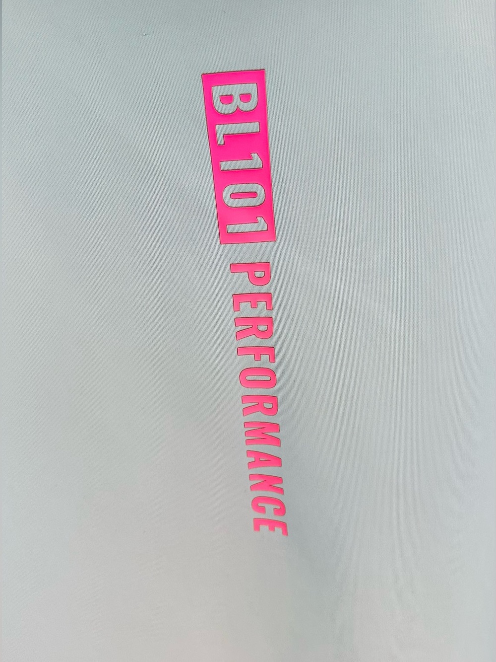 Baseball lifestyle 101 hooded t-shirt Size Large light blue with pink logo - Picture 9 of 9